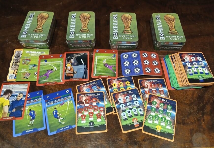 foci, bombagól, társasjáték