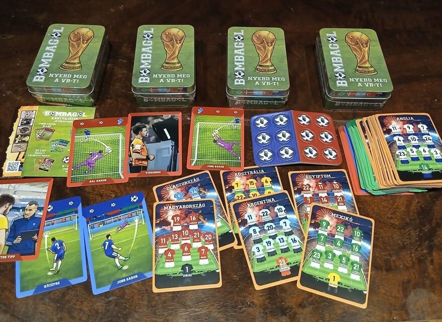 foci, bombagól, társasjáték
