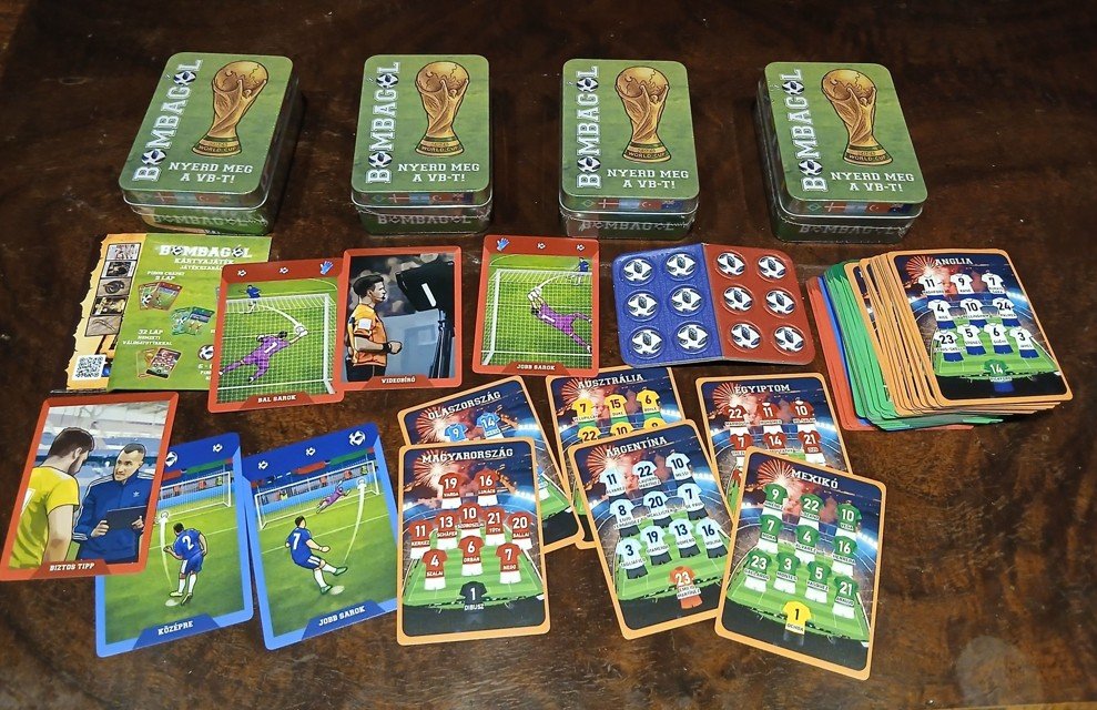 foci, bombagól, társasjáték